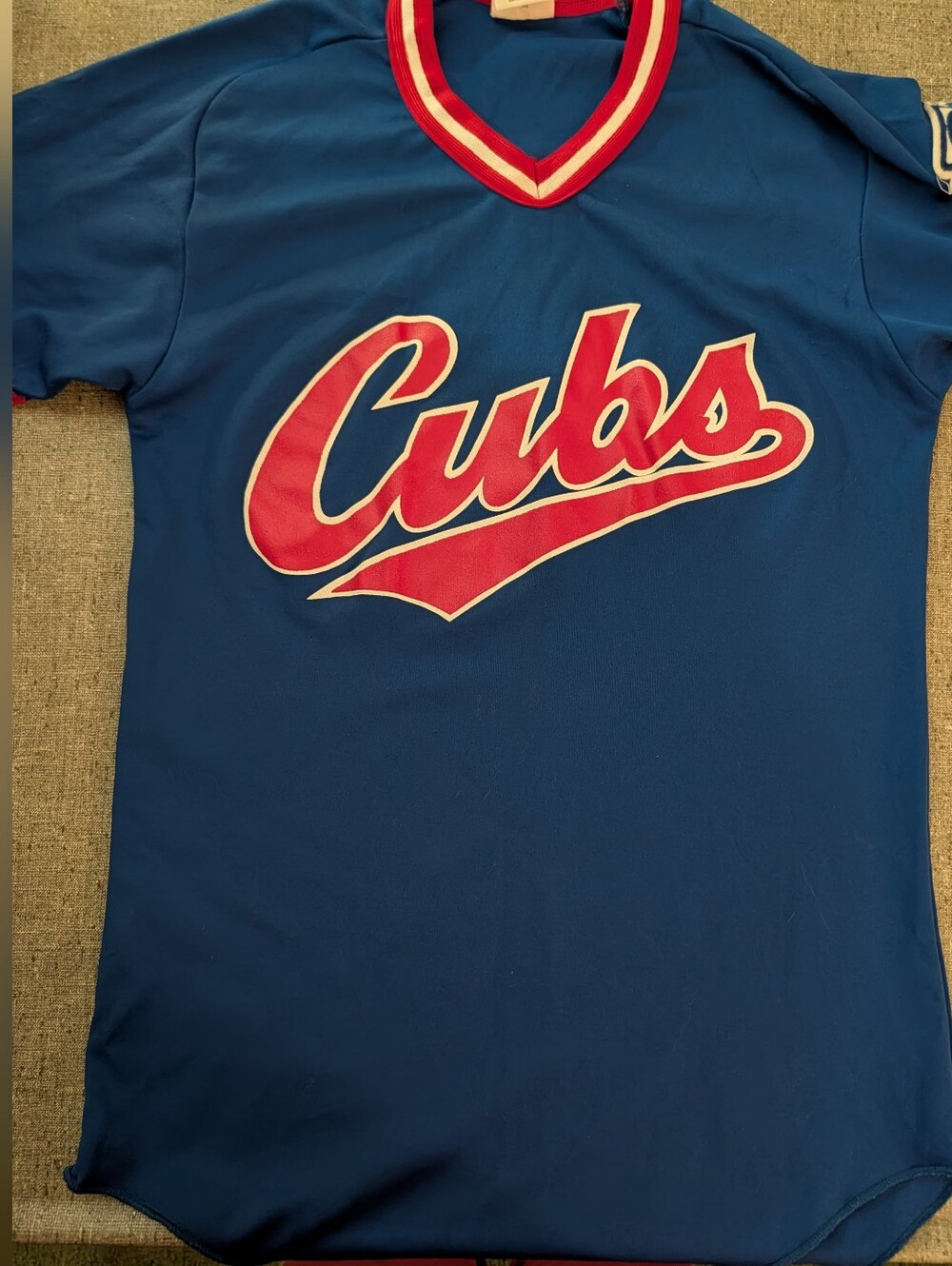 Wilson Cubs Poly Little League Shirt Size S